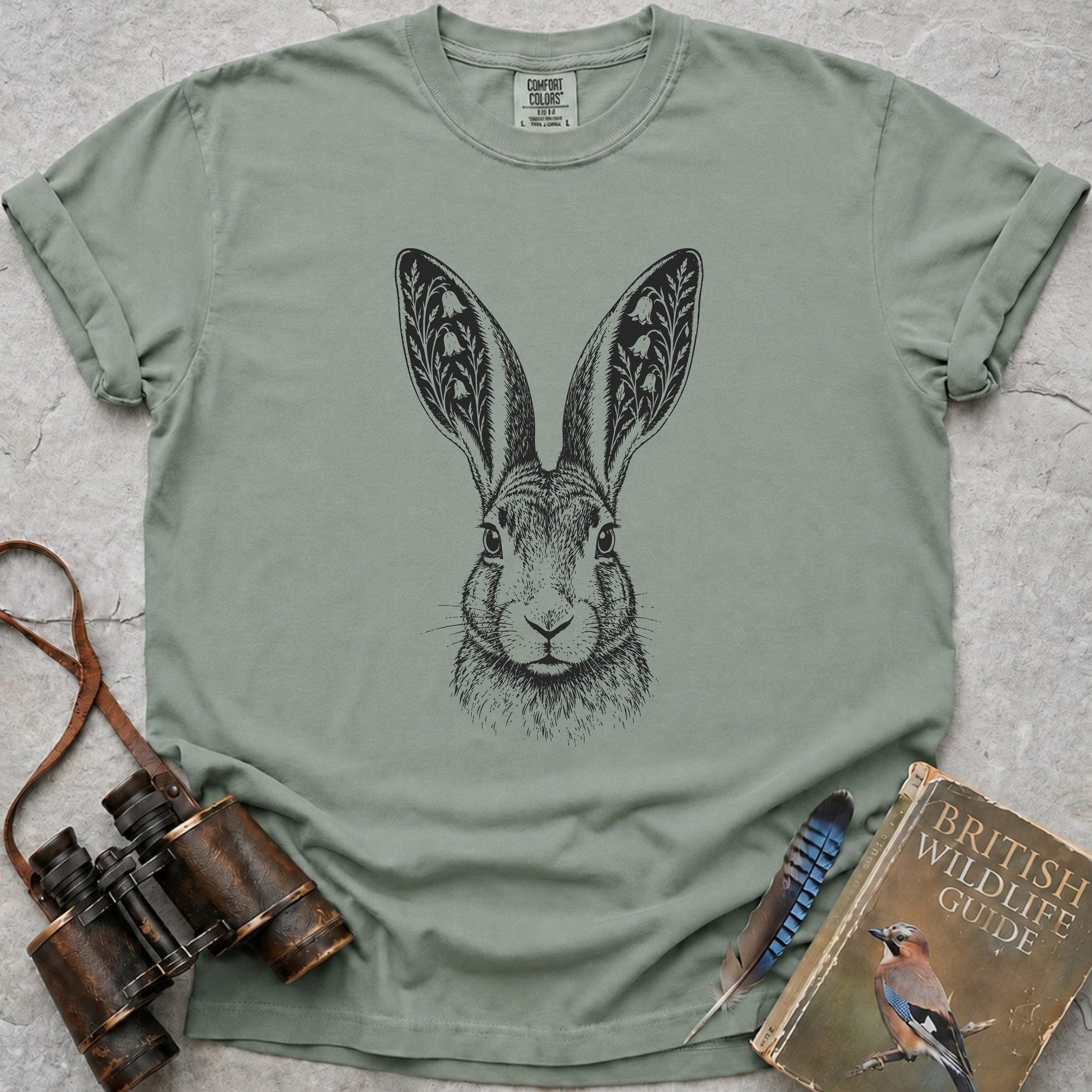 Bluebell Hare T-shirt — bay