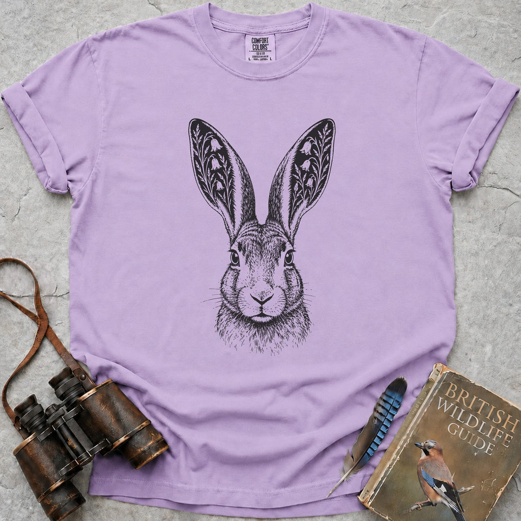 Bluebell Hare T-shirt — orchid