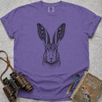 Bluebell Hare T-shirt — violet