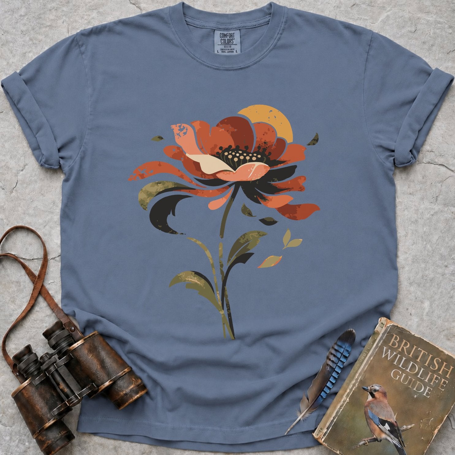 Retro Poppy Sun T-Shirt