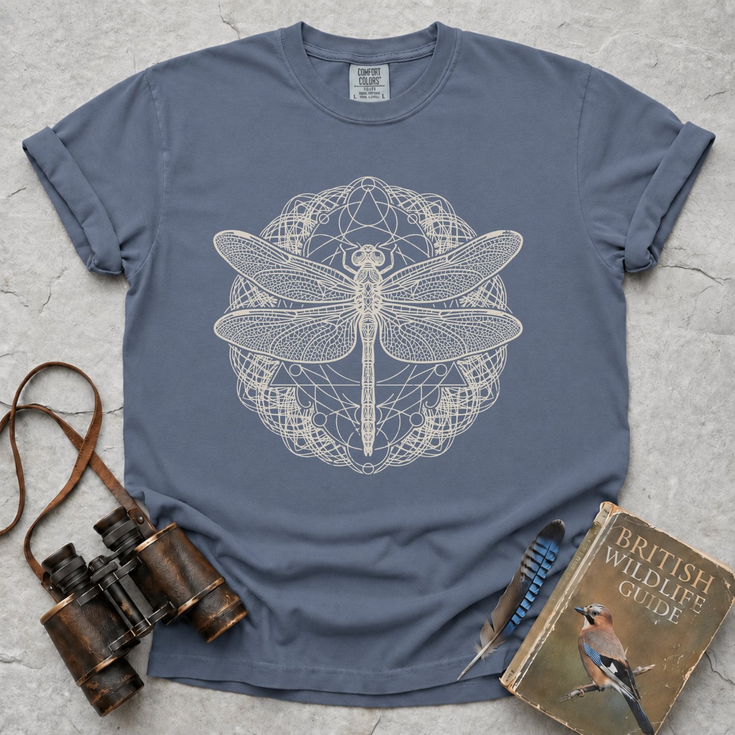Geometric Dragonfly T-Shirt