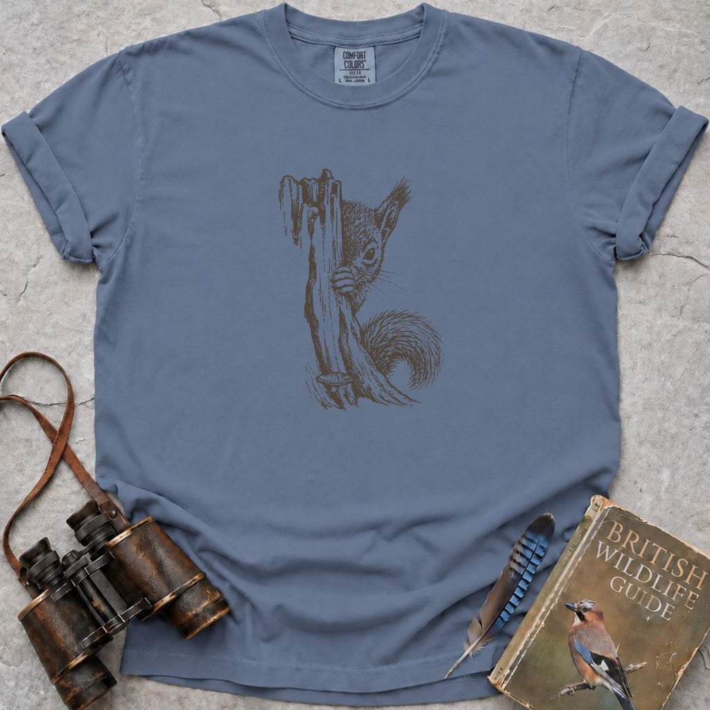 Peeping Squirrel T-Shirt