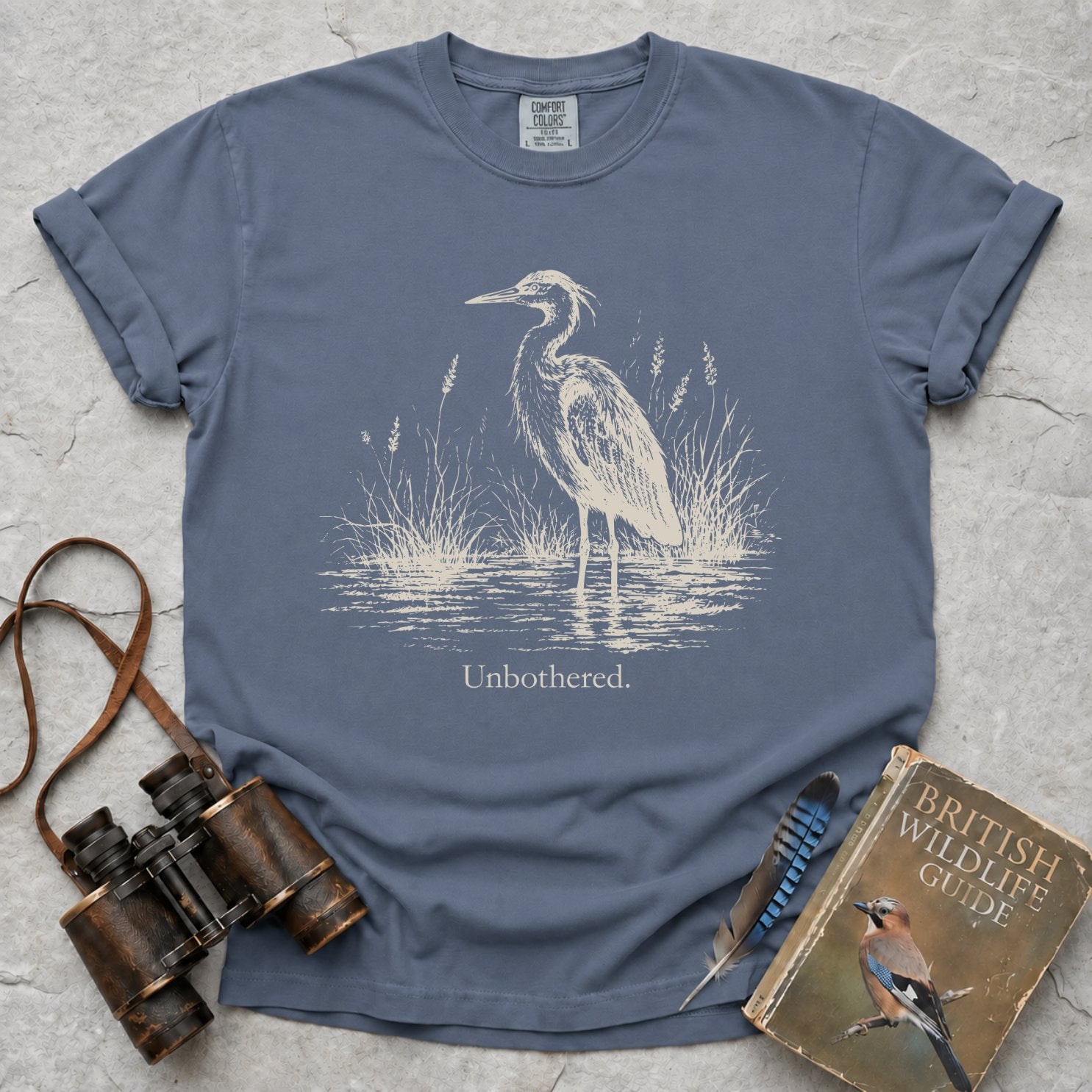 Unbothered Heron T-Shirt