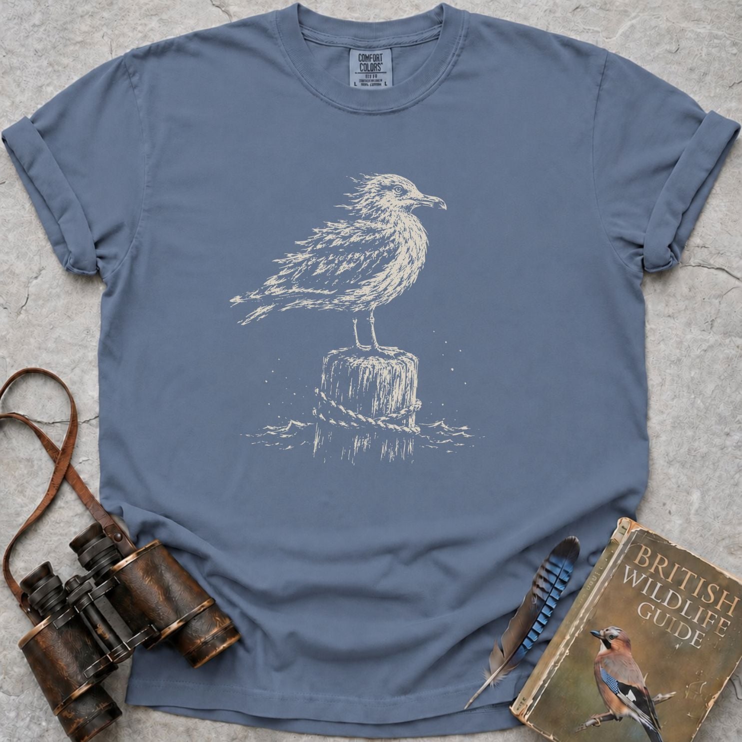 Windswept Seagull T-Shirt