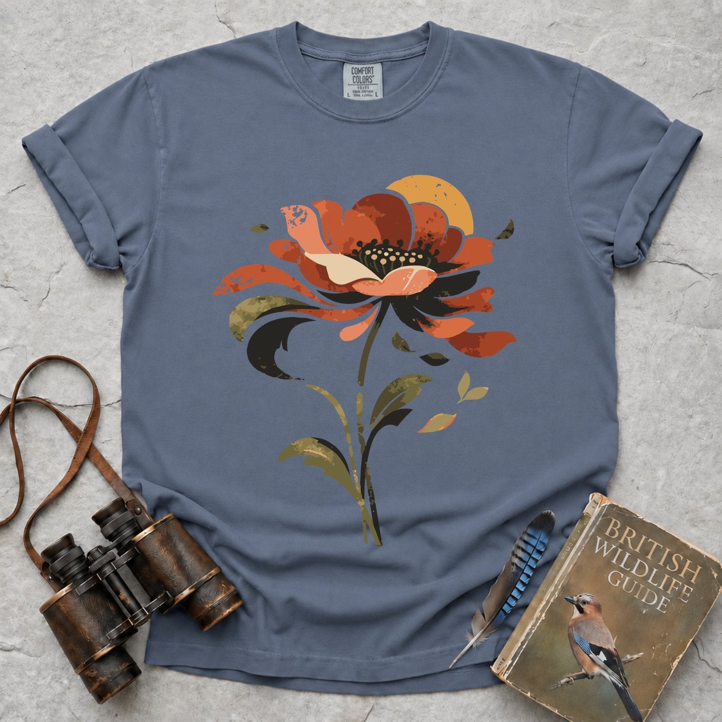 Retro Poppy Sun T-Shirt