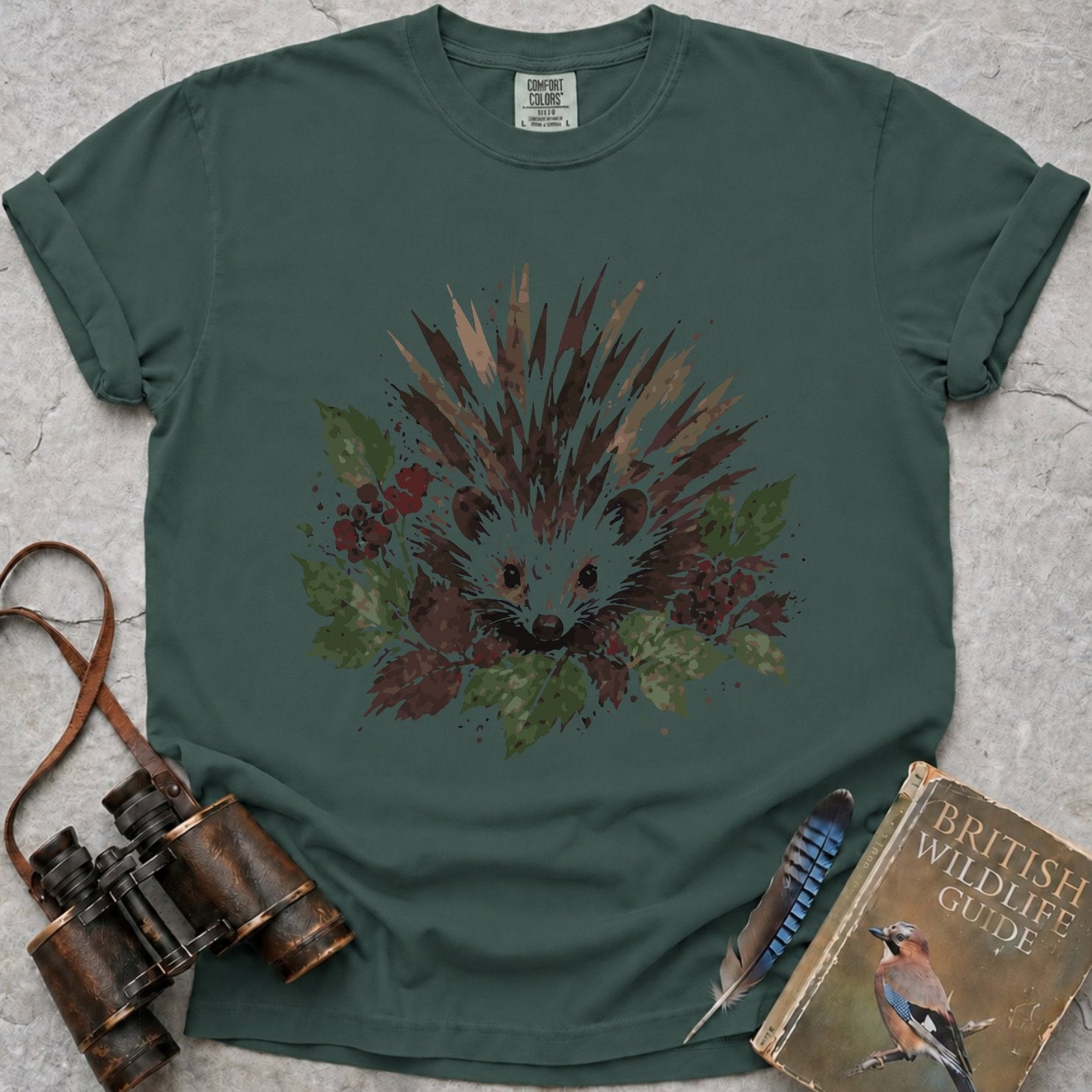 Woodland Berry Hedgehog T-Shirt