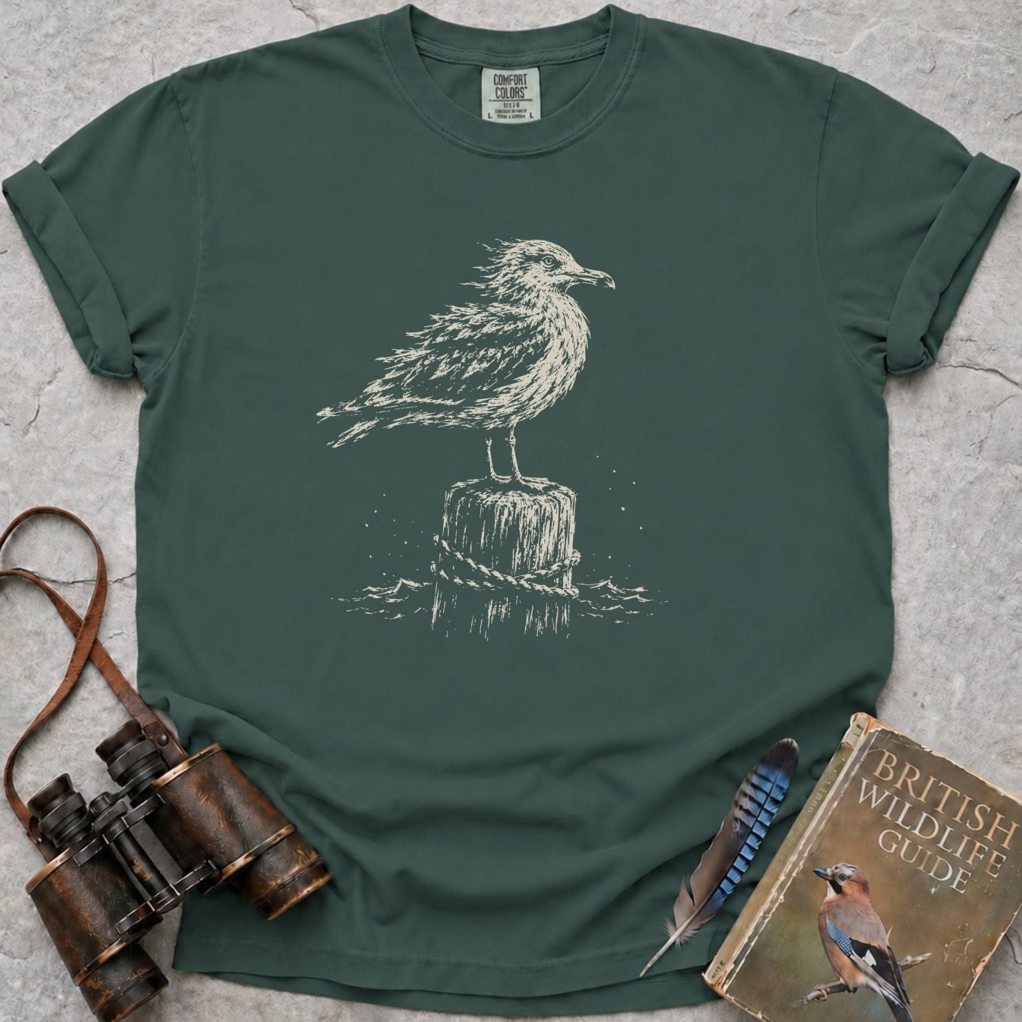Windswept Seagull T-Shirt
