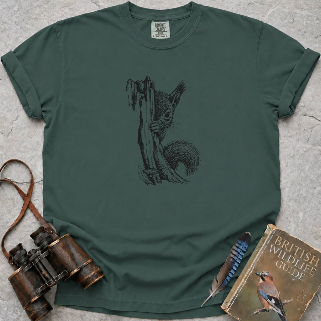 Peeping Squirrel T-Shirt