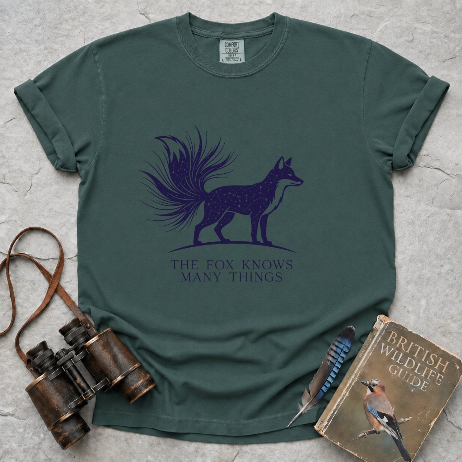 The Fox Knows Many Things Celestial T-Shirt