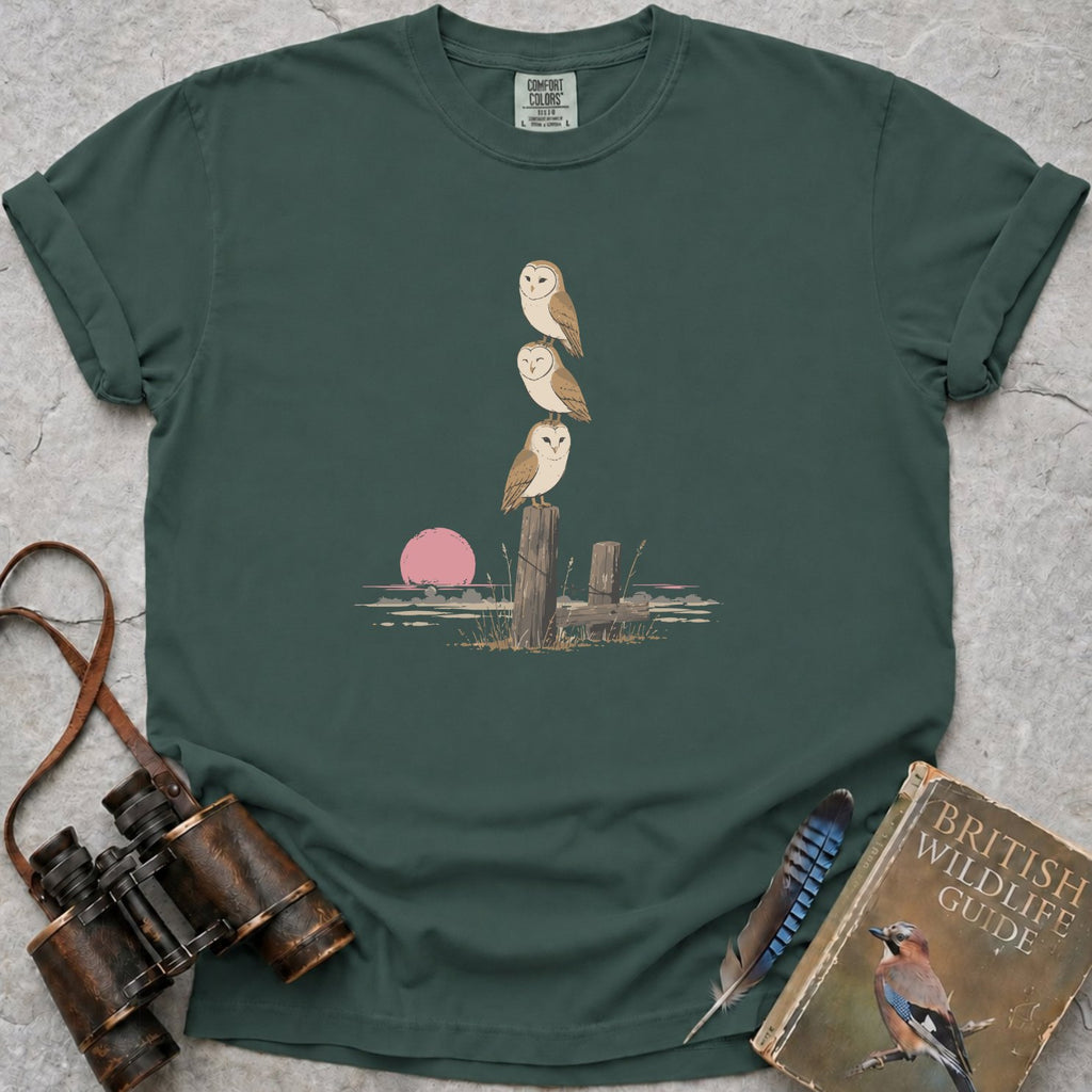 Barn Owl Trio T-Shirt