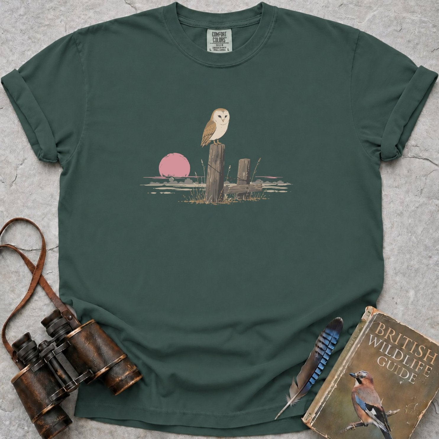 Resting Barn Owl T-Shirt