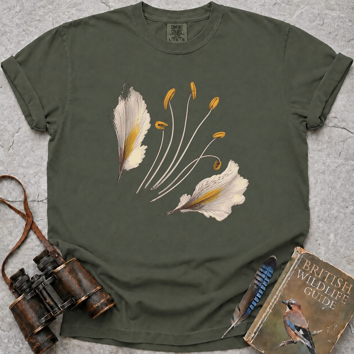 bog-asphodel-flower — moss