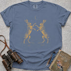 boxing-hares — blue jean