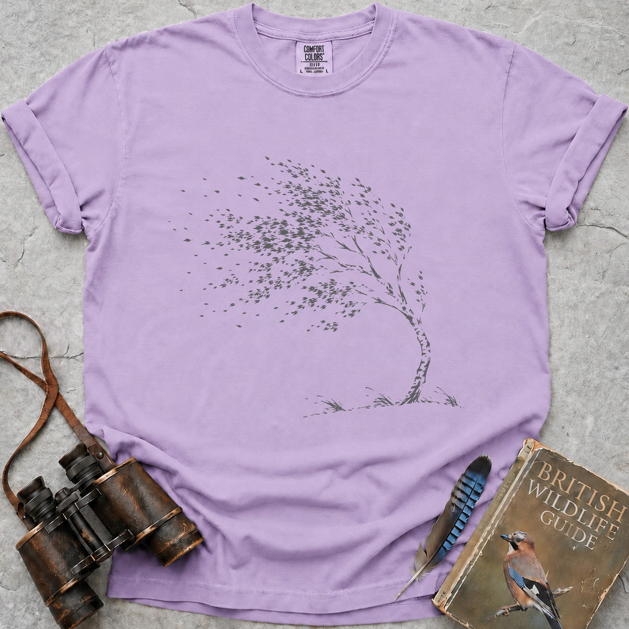 Breezy Birch T-Shirt — orchid