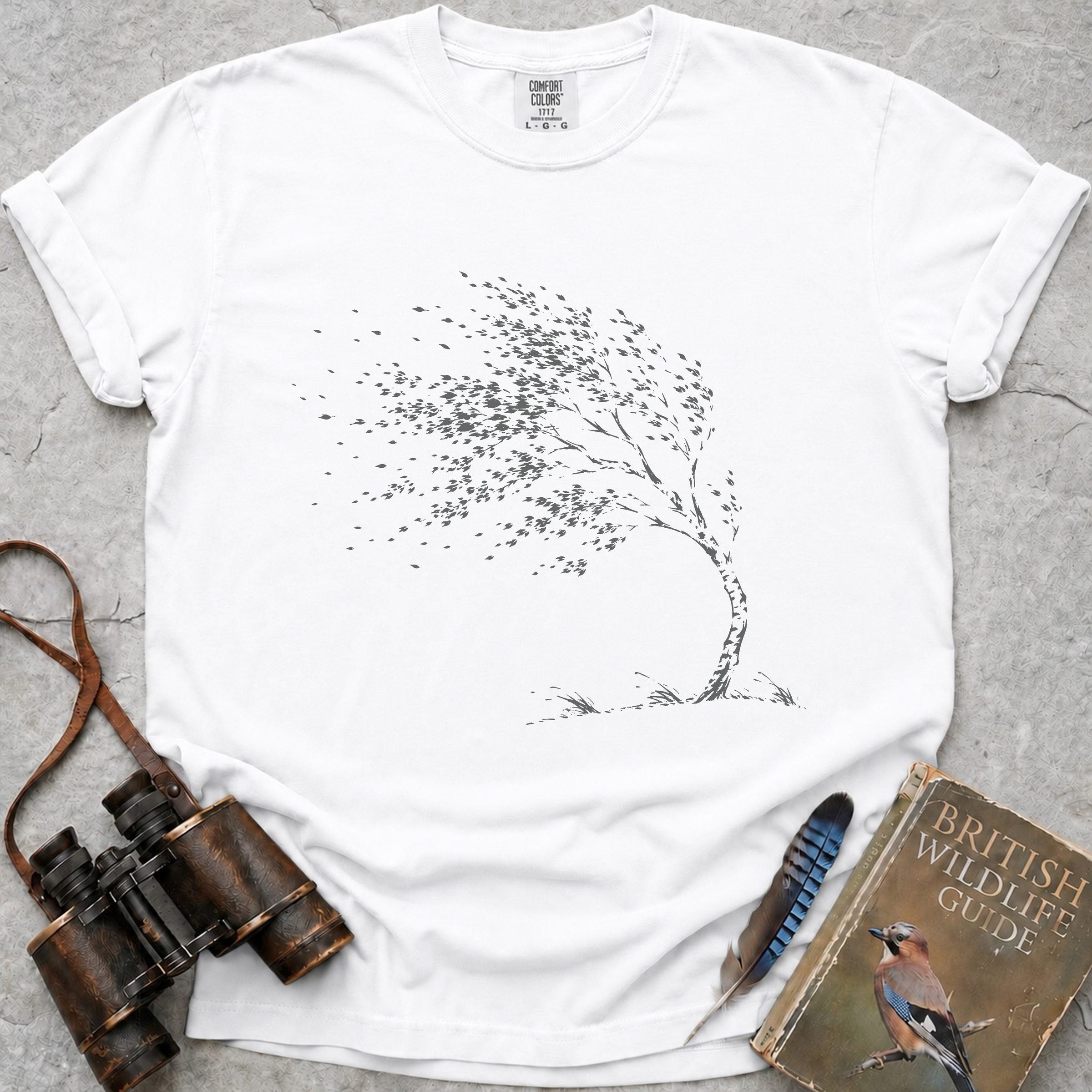 Breezy Birch T-Shirt — white