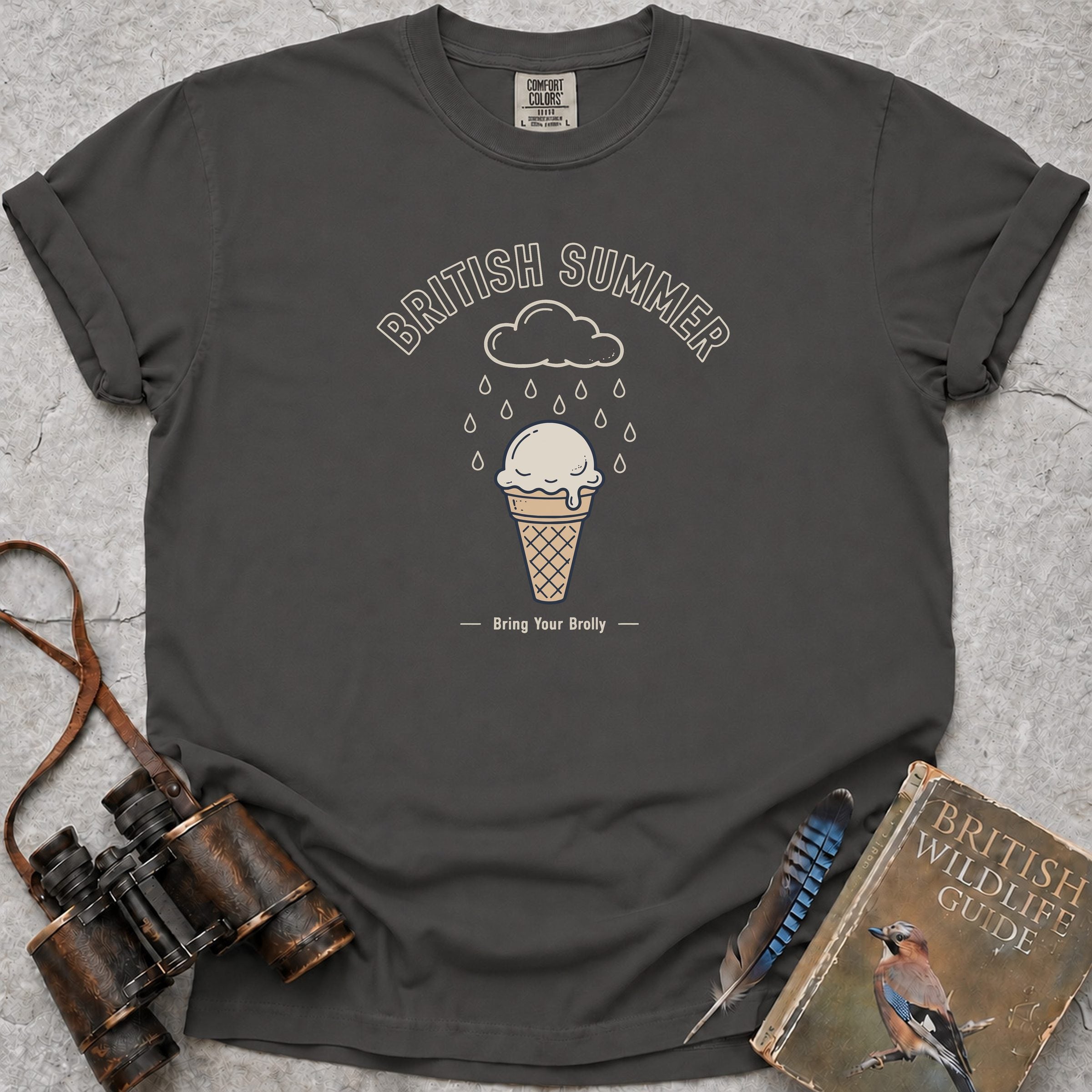 British Summer Ice Cream T-Shirt — pepper