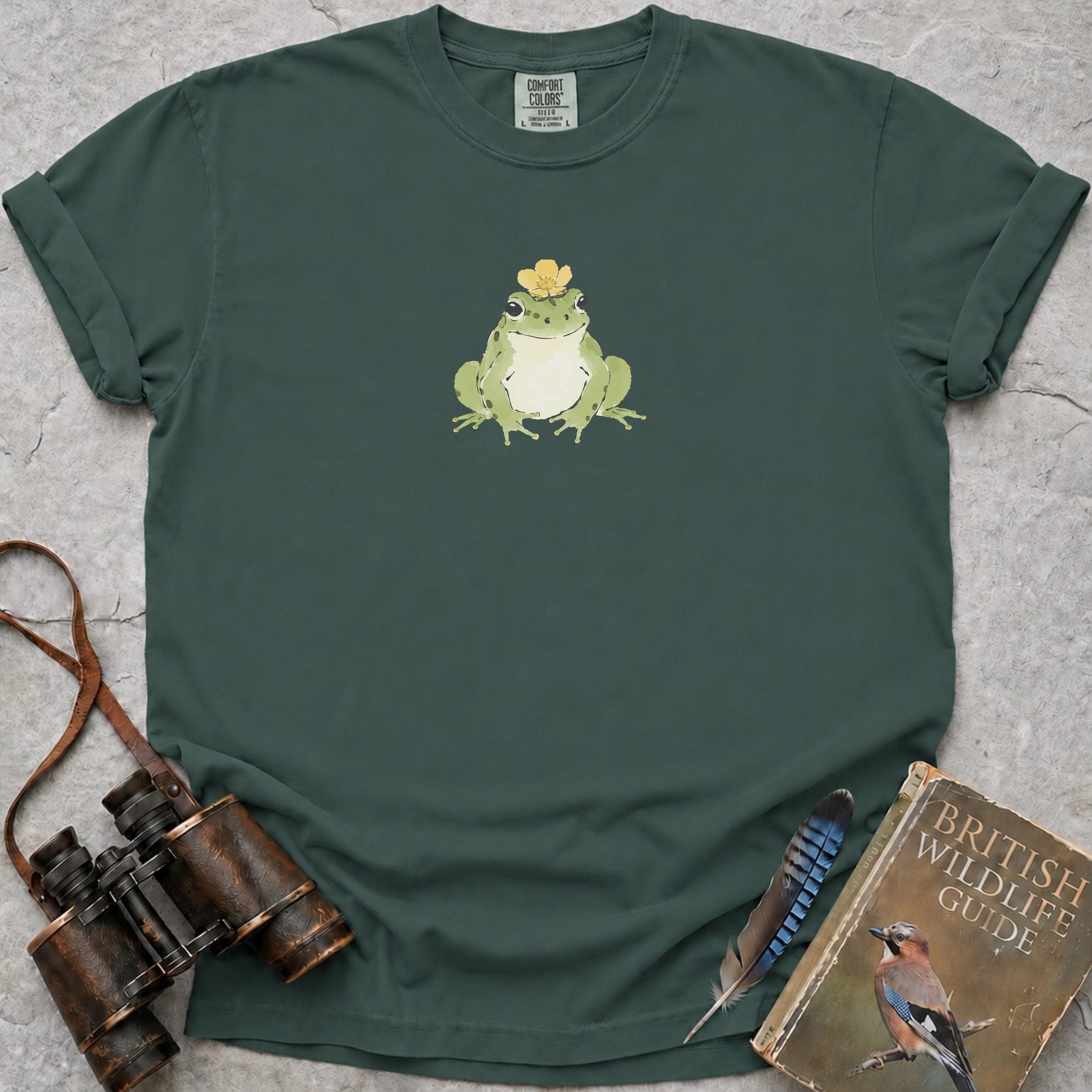 Buttercup Frog T-Shirt — blue spruce