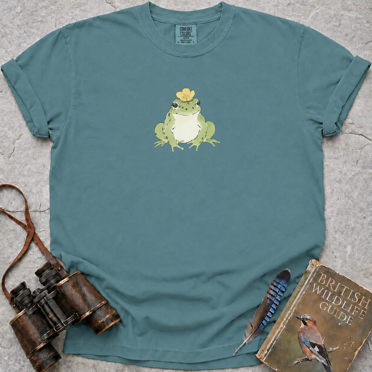 Buttercup Frog T-Shirt — seafoam
