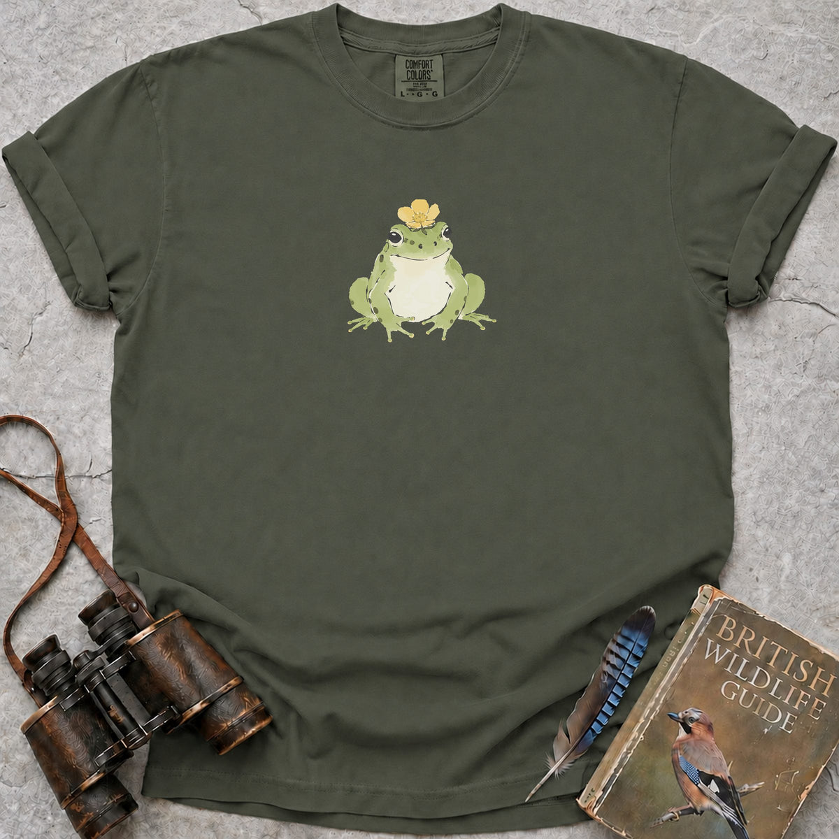 buttercup-frog — moss
