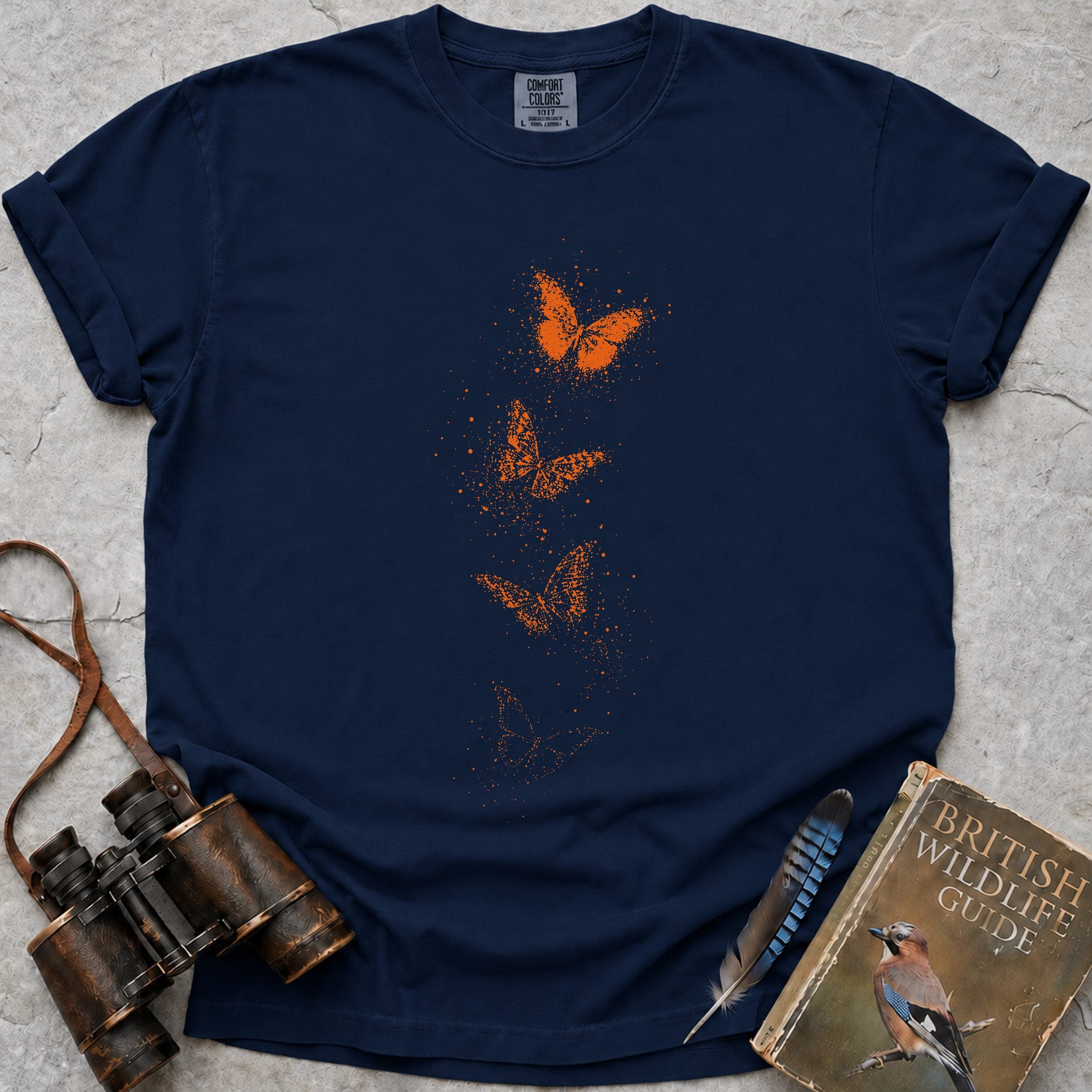 Butterfly Dreams T-Shirt — true navy