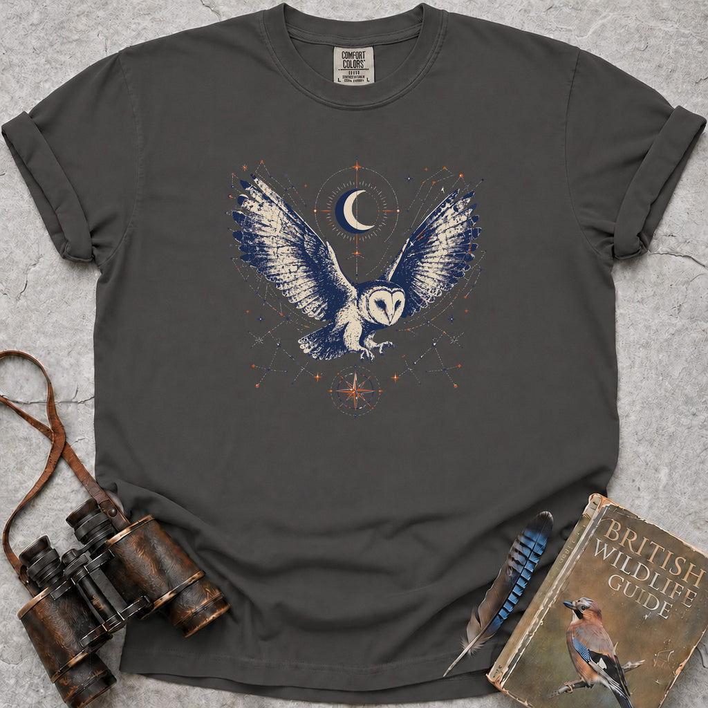 Celestial Owl T-Shirt — pepper