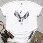Celestial Owl T-Shirt — white