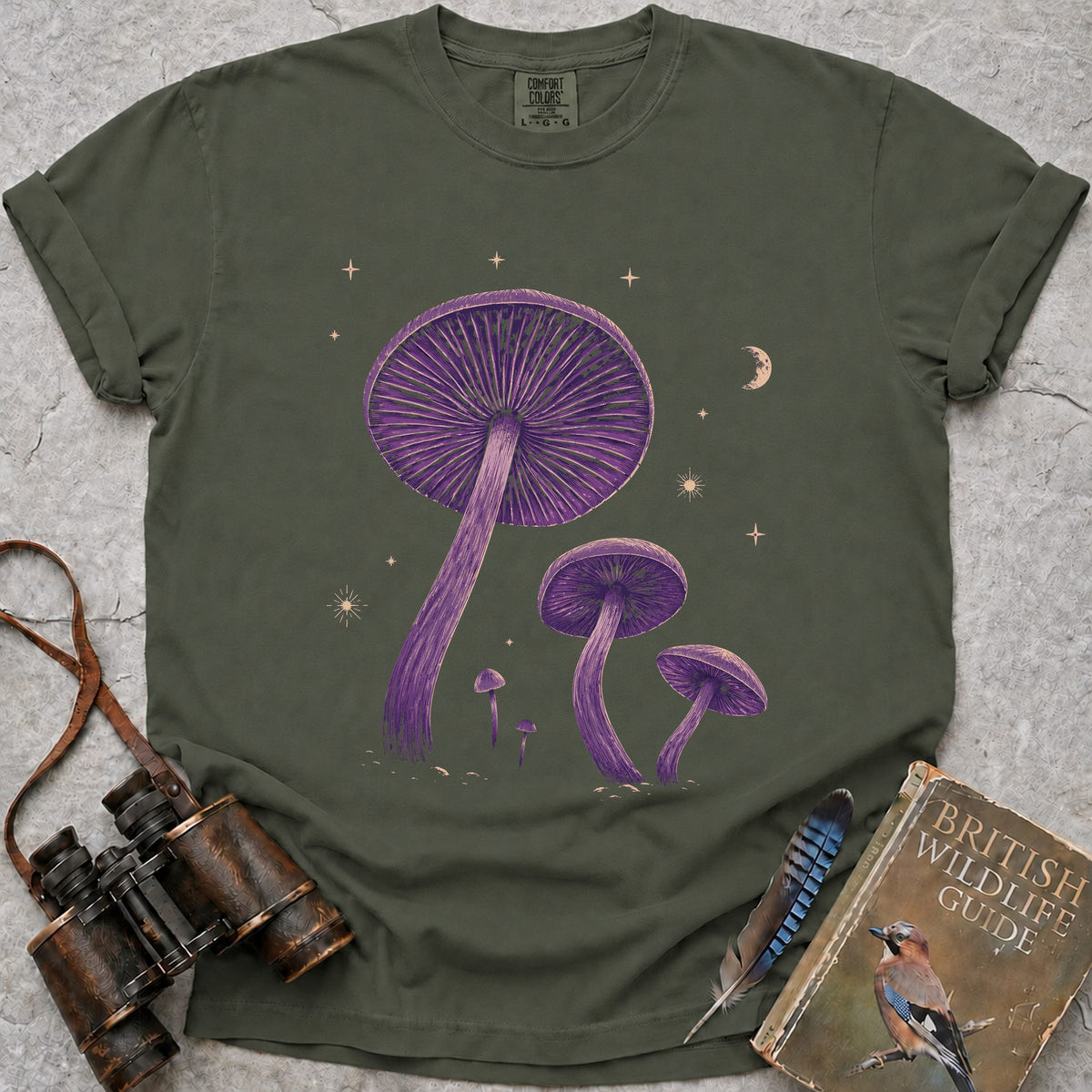 celestial-purple-mushroom-grove — moss
