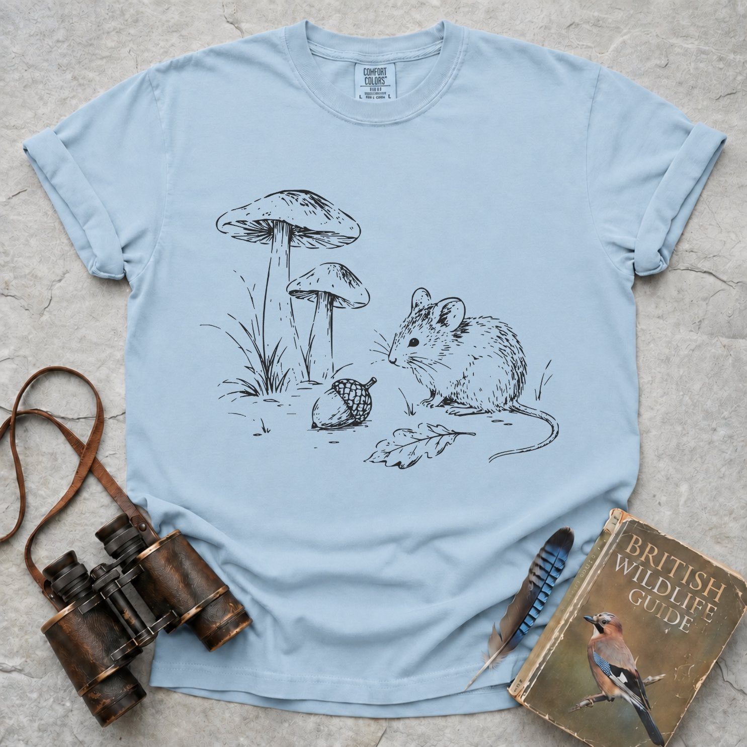 Delicate Woodland Mouse T-Shirt
