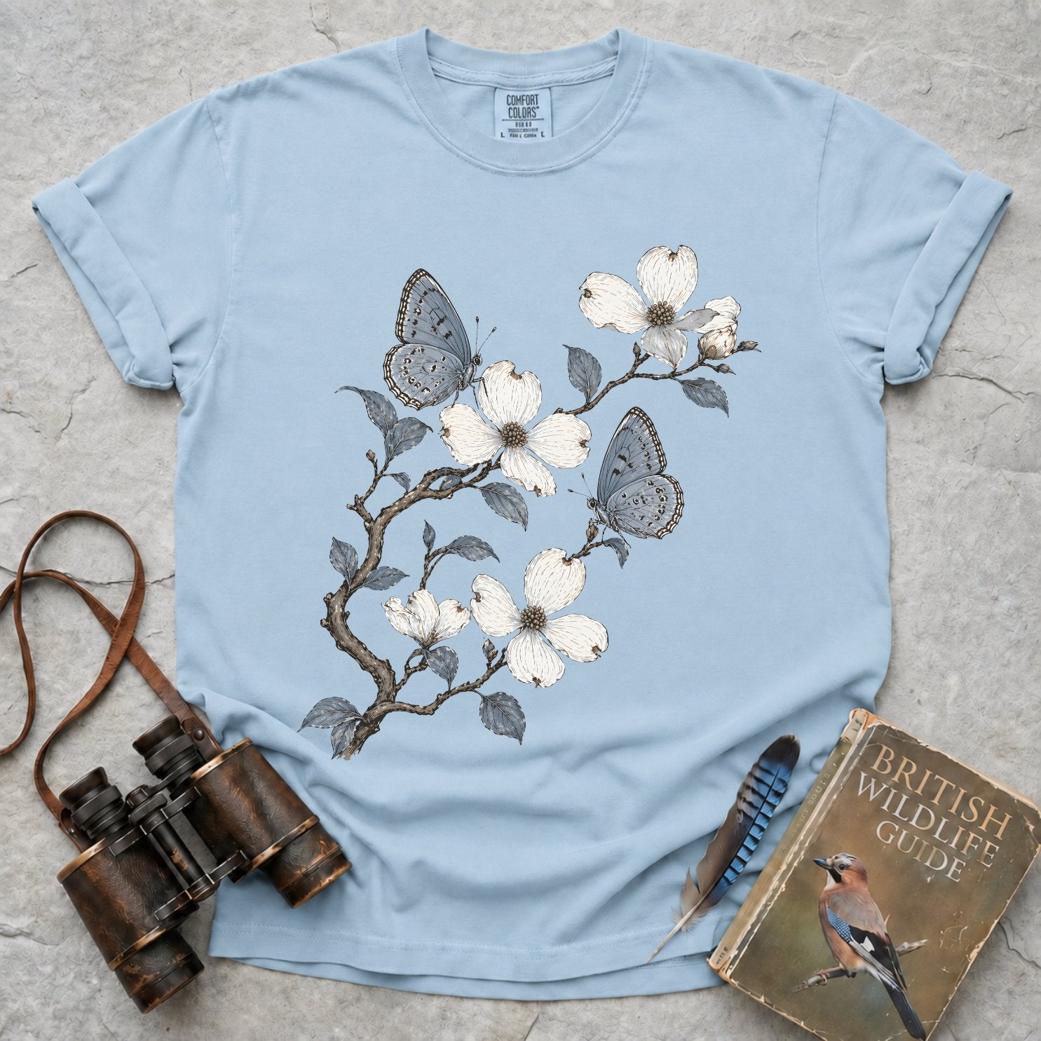 Small Blues Blossom T-Shirt