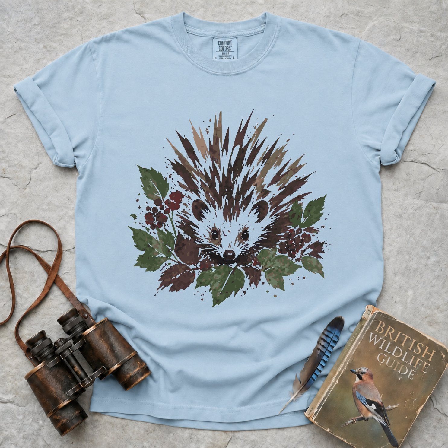 Woodland Berry Hedgehog T-Shirt