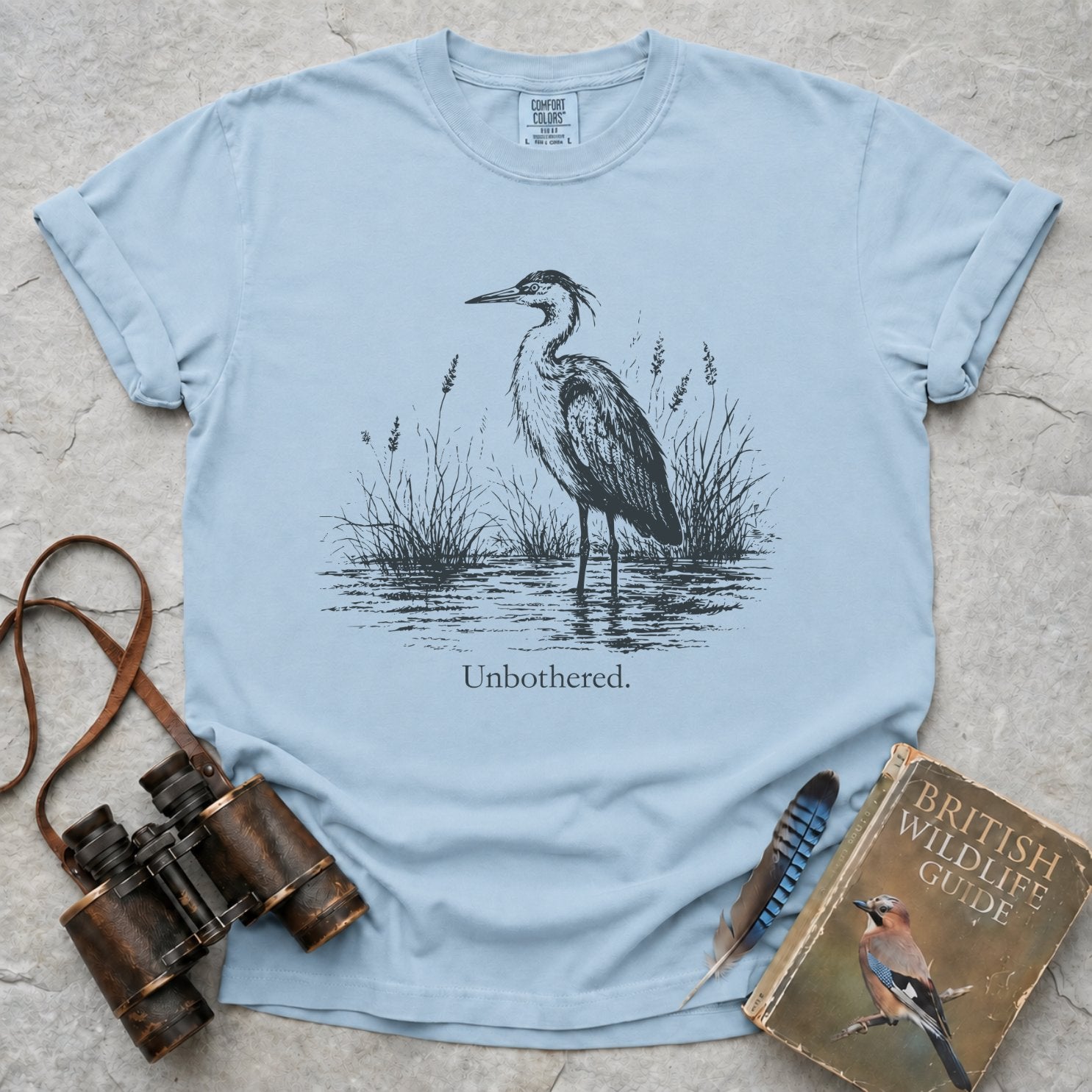 Unbothered Heron T-Shirt