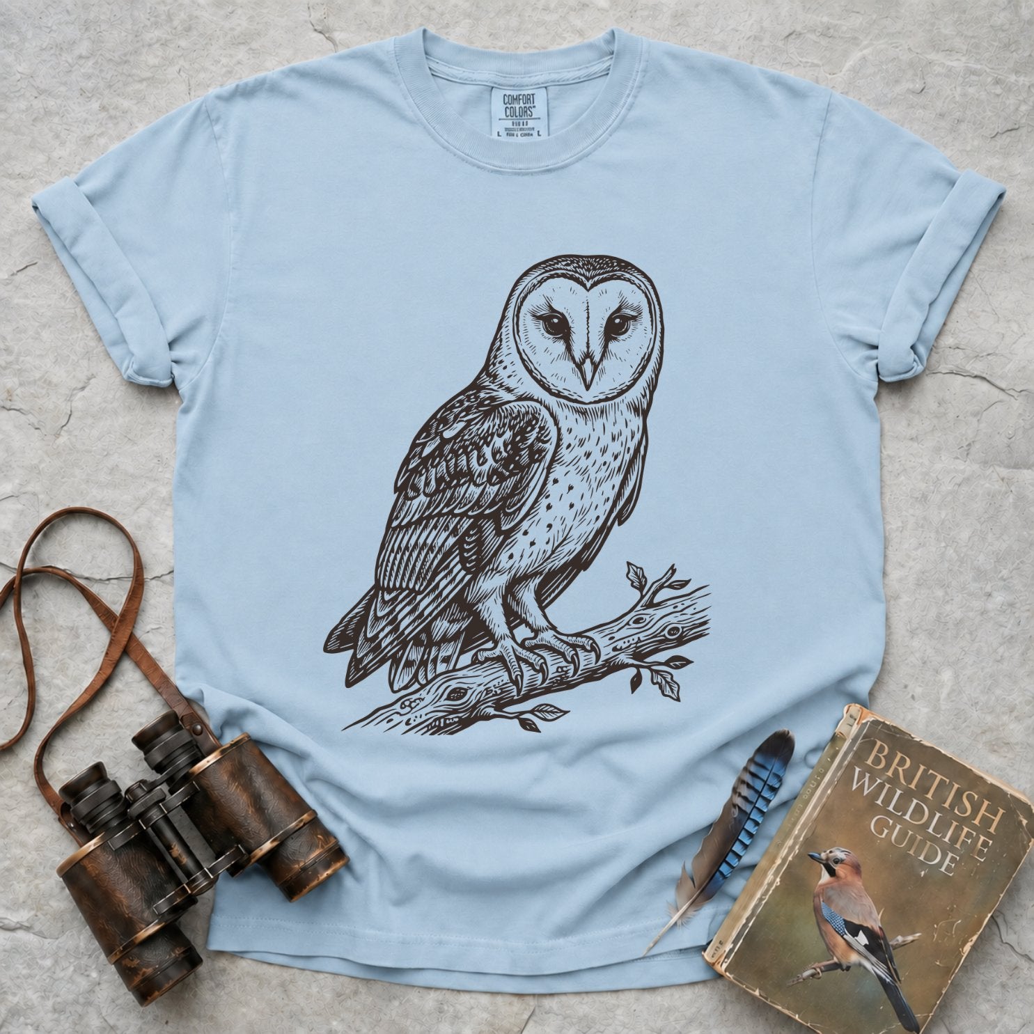 Watchful Barn Owl T-Shirt