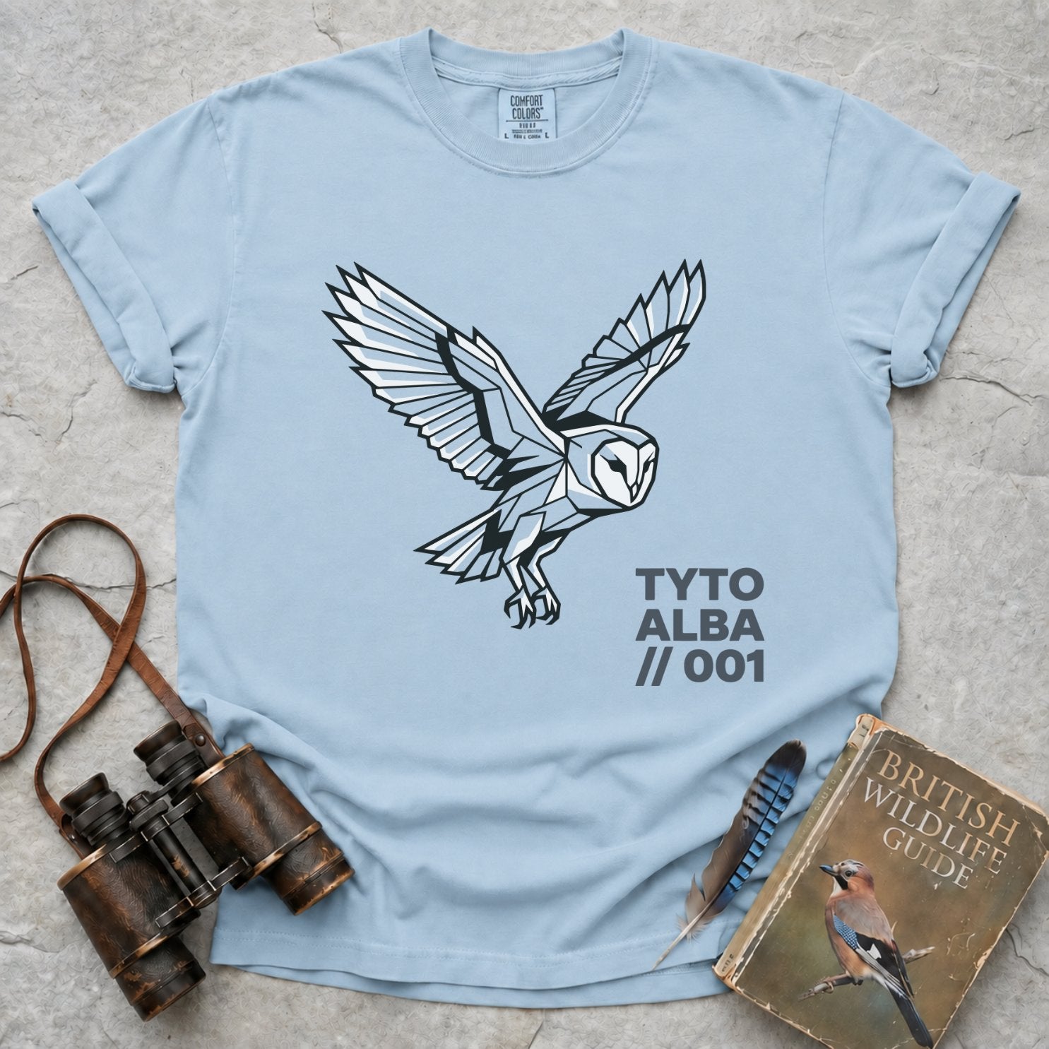 Geometric Barn Owl T-Shirt