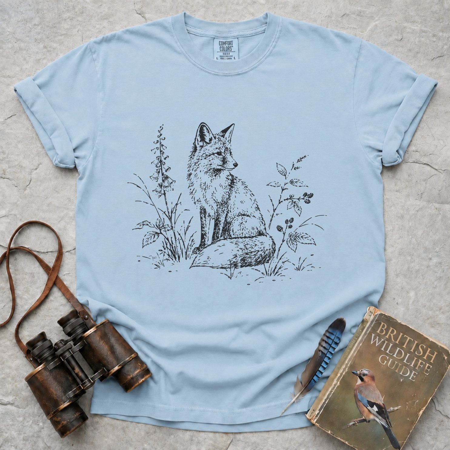 Delicate Woodland Fox T-Shirt