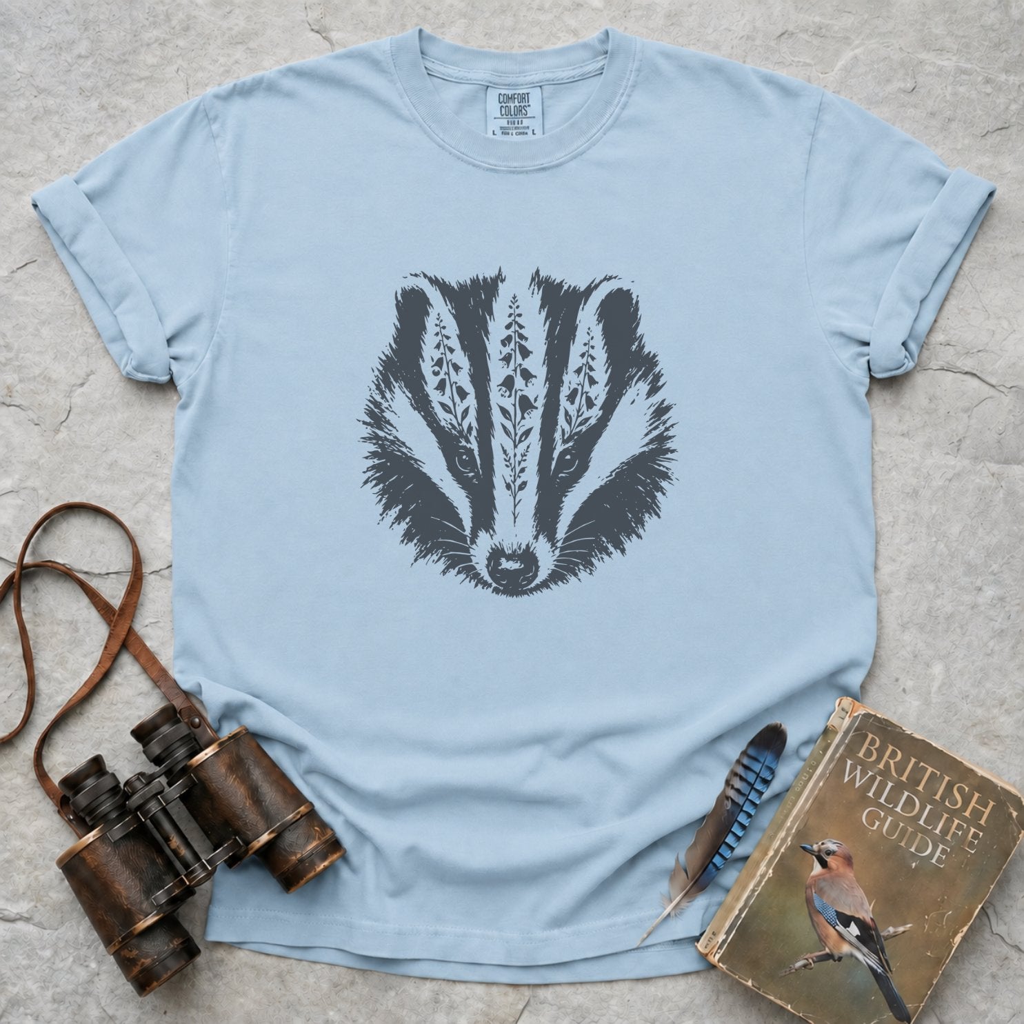 Bluebell Badger T-Shirt