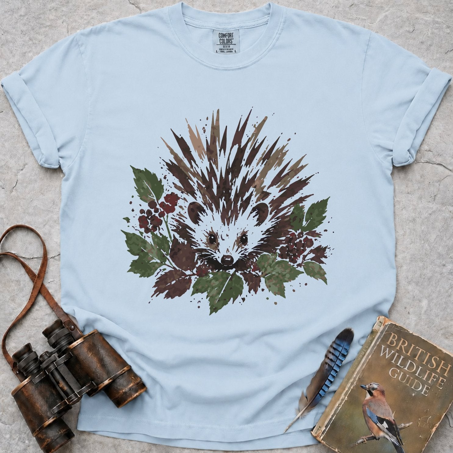 Woodland Berry Hedgehog T-Shirt