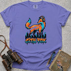 City Fox T-Shirt — violet