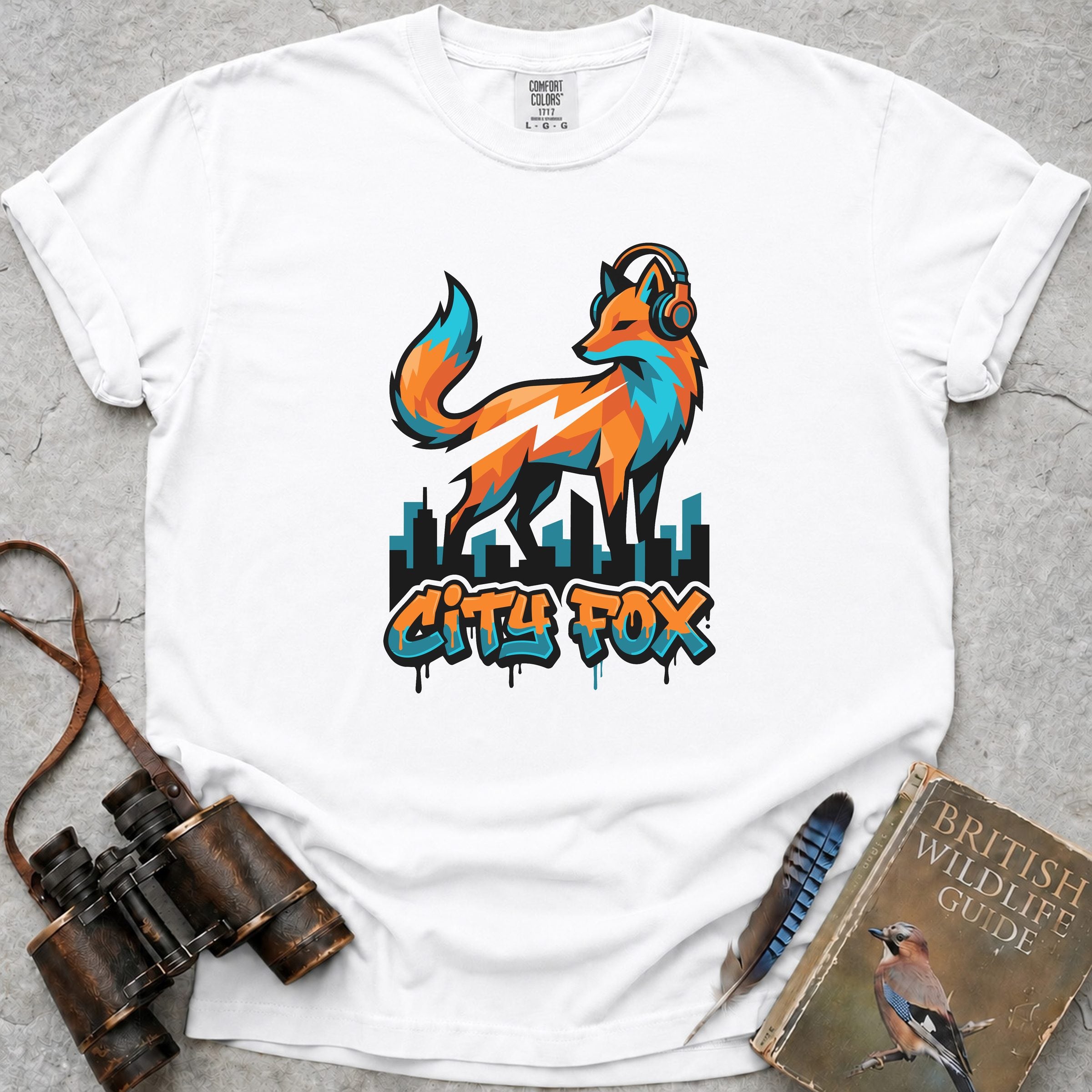 City Fox T-Shirt — white