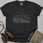 Coastal Sunrise T-Shirt — black