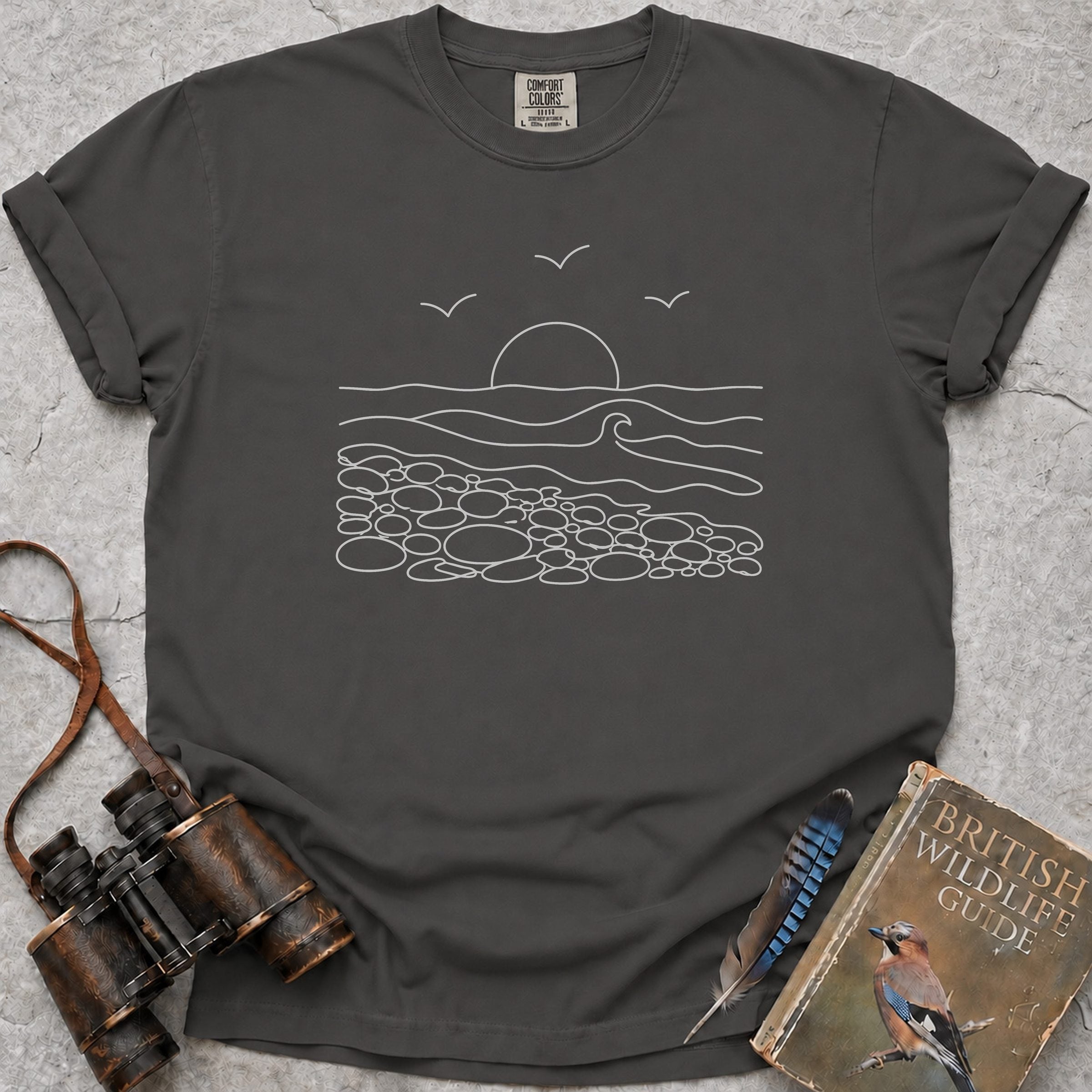 Coastal Sunrise T-Shirt — pepper
