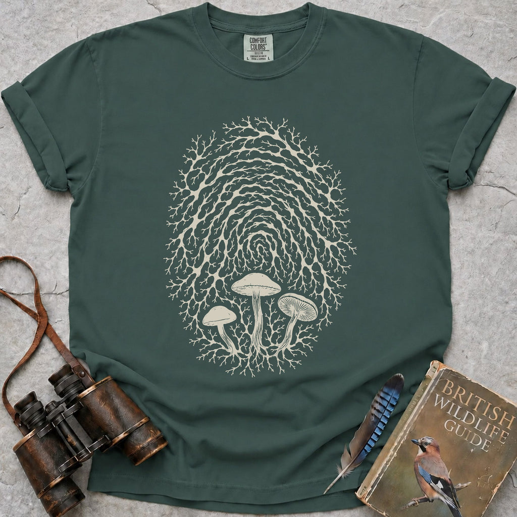 connected-mycelial-fingerprint — blue spruce