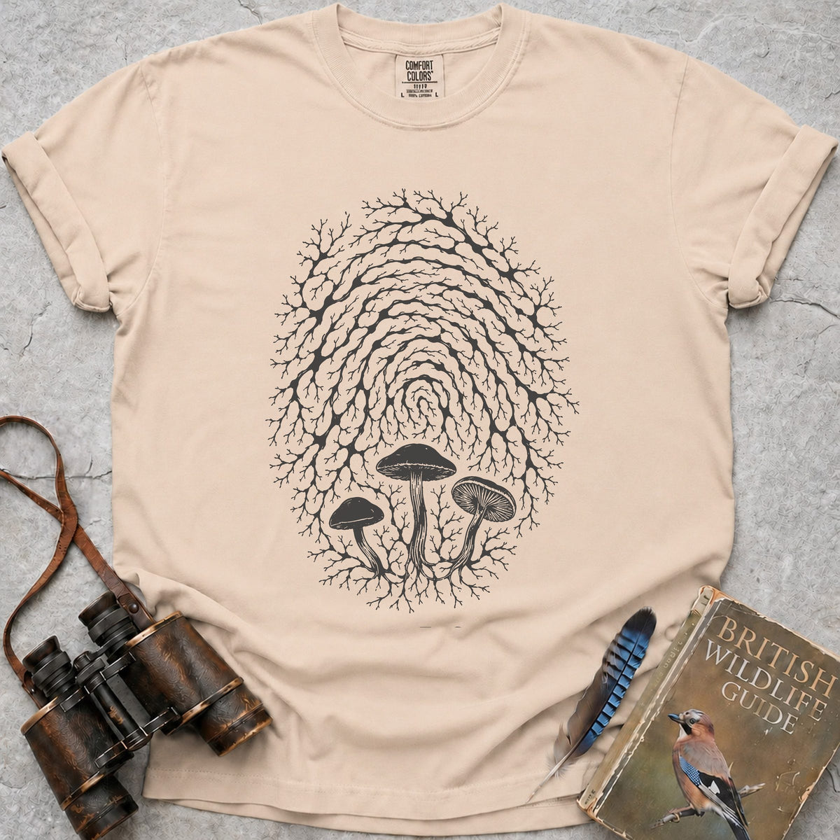 connected-mycelial-fingerprint — ivory