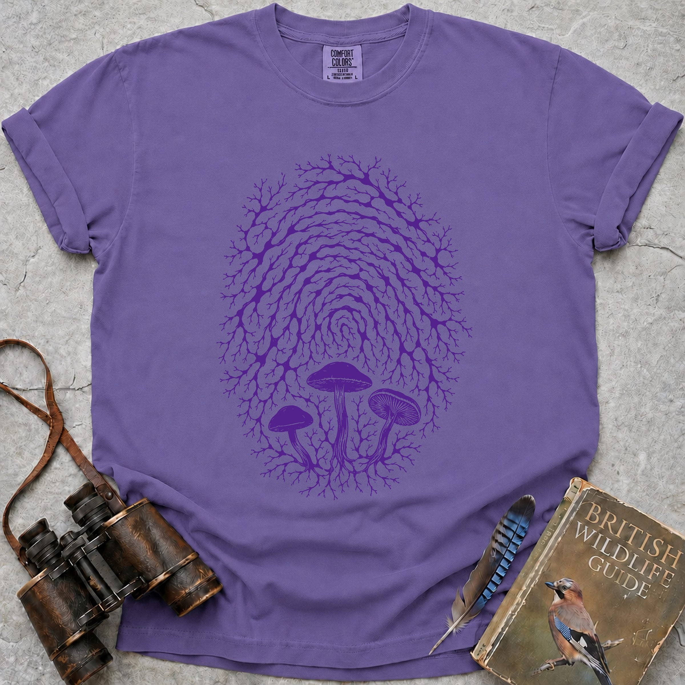 connected-mycelial-fingerprint — violet