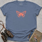 Coral Tortoiseshell Butterfly T-Shirt — blue jean