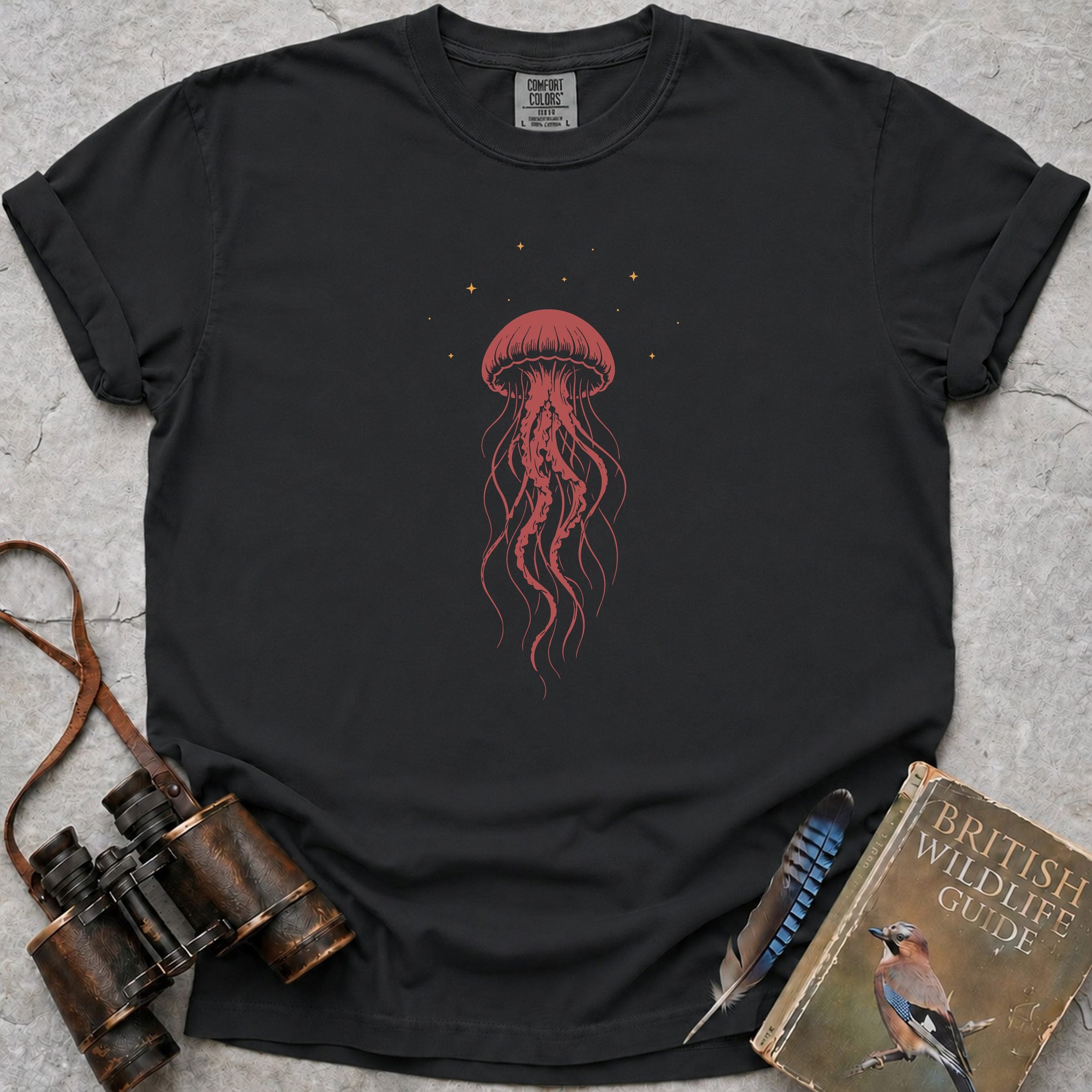 Cosmic Jellyfish T-Shirt — black
