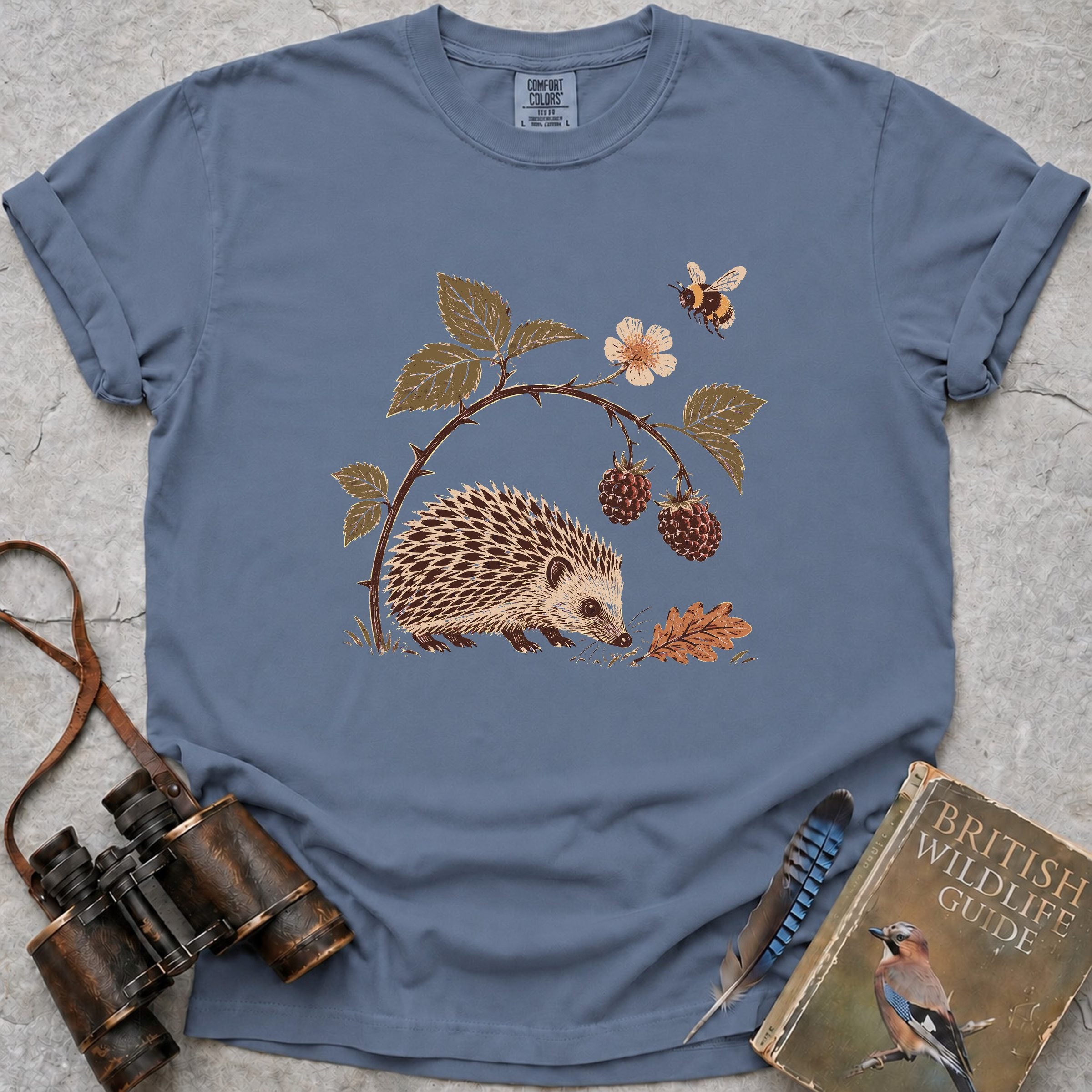 cottagecore-blackberry-hedgehog — blue jean