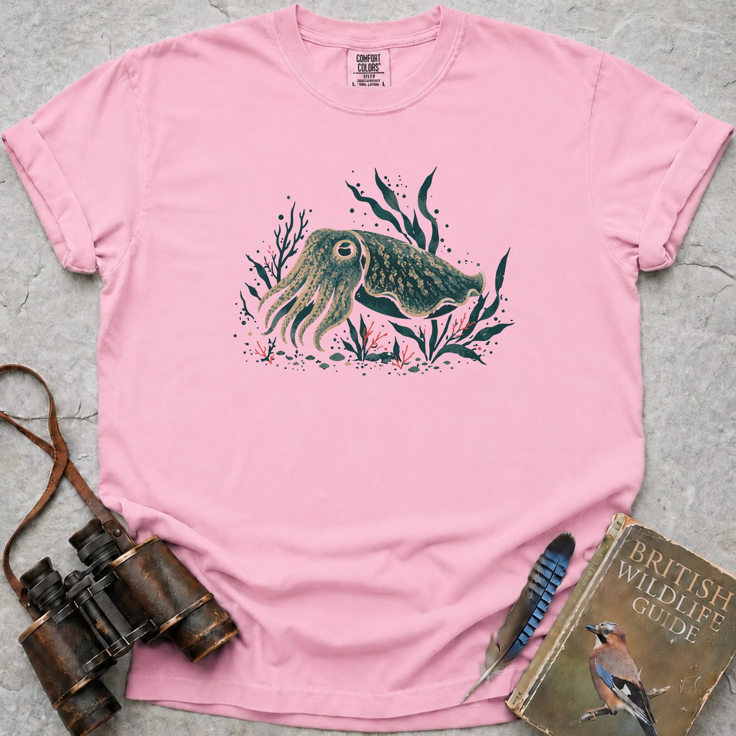 Curious Cuttlefish T-Shirt — blossom