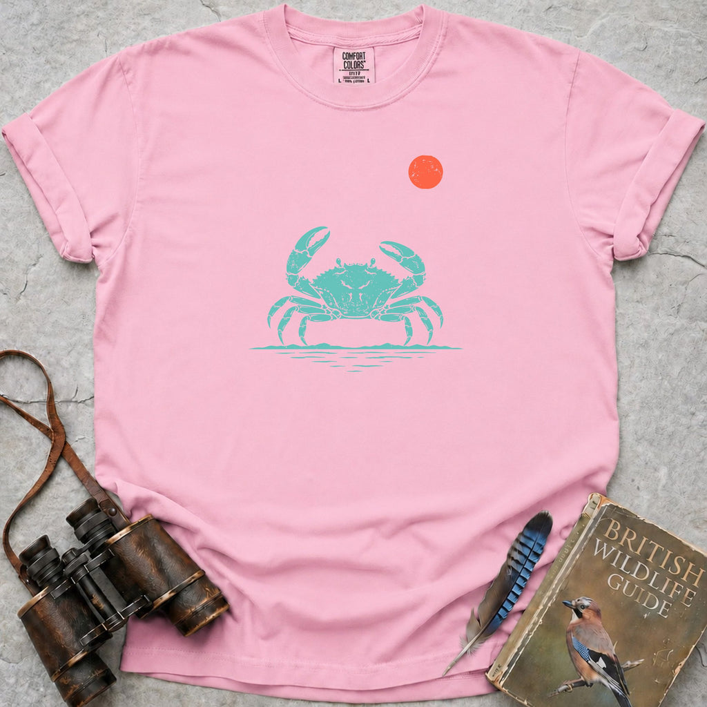 Dancing Crab At Sunrise T-Shirt — blossom