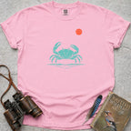 Dancing Crab At Sunrise T-Shirt — blossom