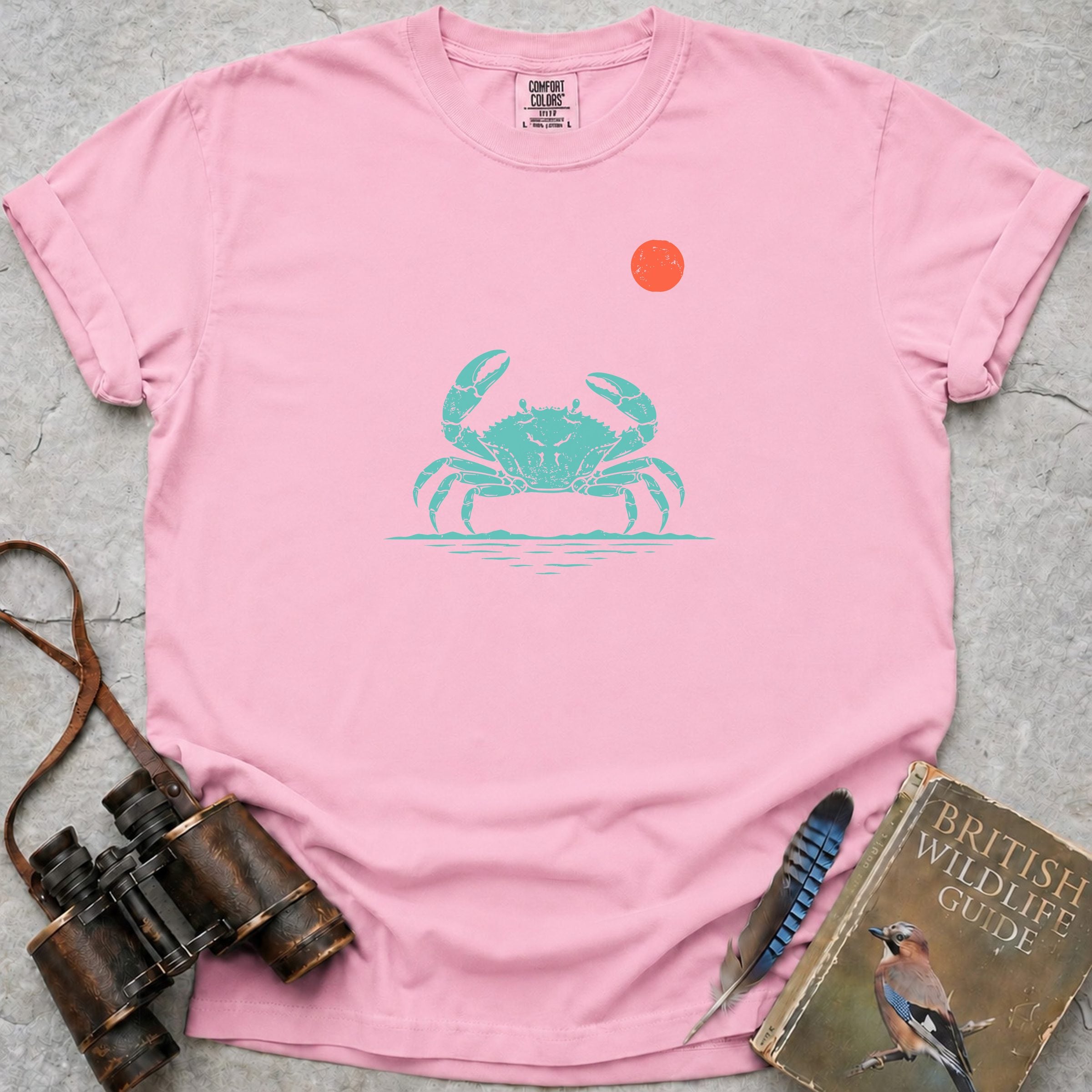 Dancing Crab At Sunrise T-Shirt — blossom